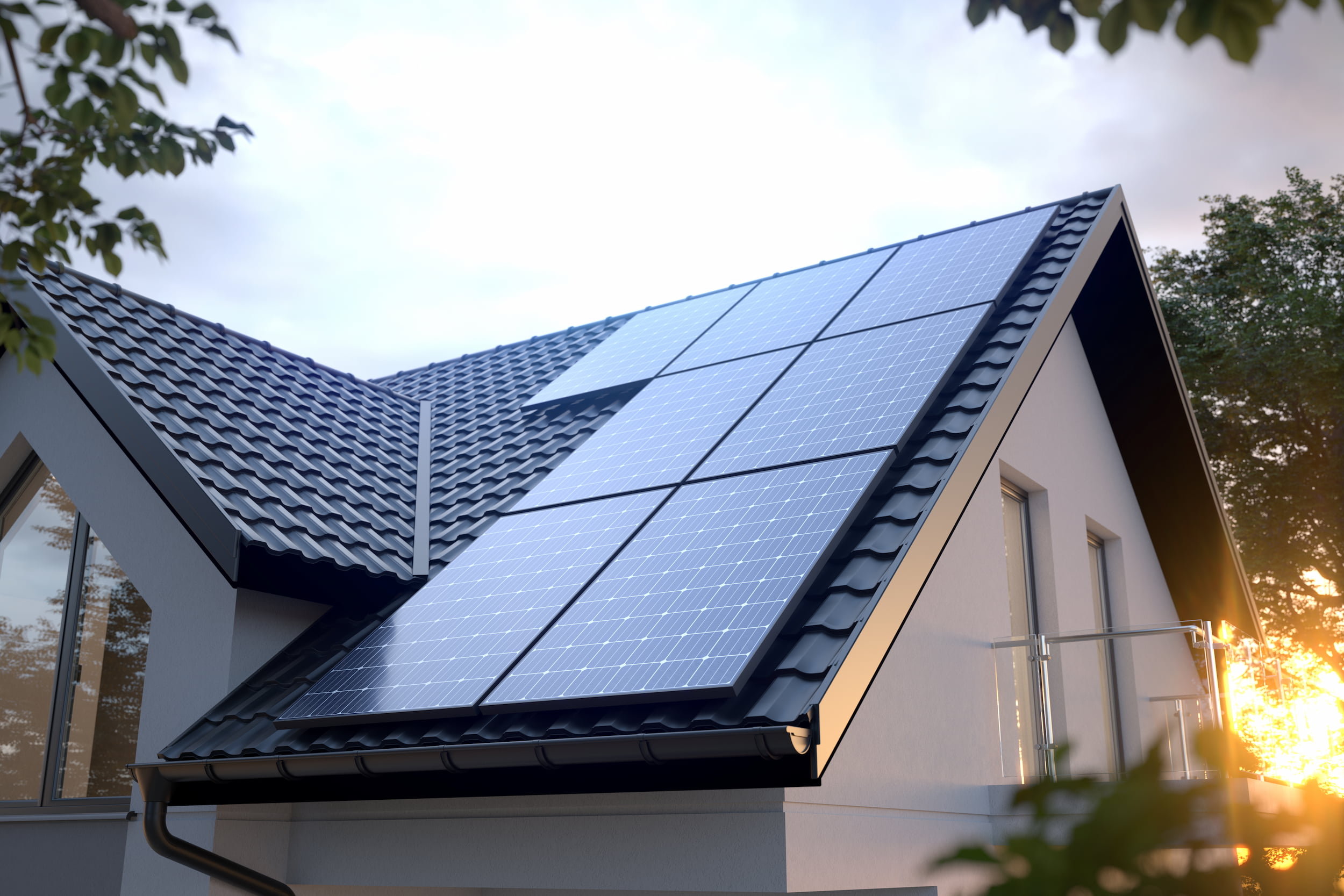 Solar panel installation